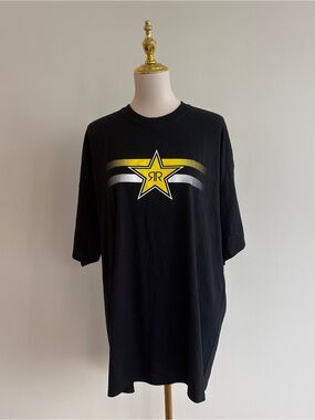 Rockstar Energy Drink Black Graphic T-Shirt